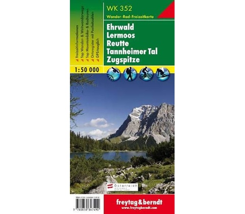 Turistická mapa Ehrwald