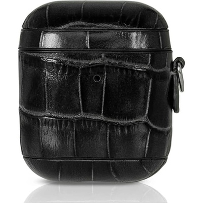 Torrii Защитен калъф Torrii Bamboo Leather Case за Apple Airpods / Apple Airpods 2, естествена кожа, черен (TOR-AP-B01)