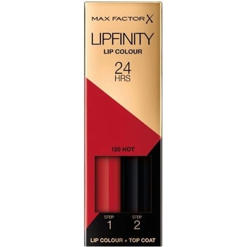 MAX Factor Lipfinity Дълготрайно течно червило, 120 Hot, 2.3 ml