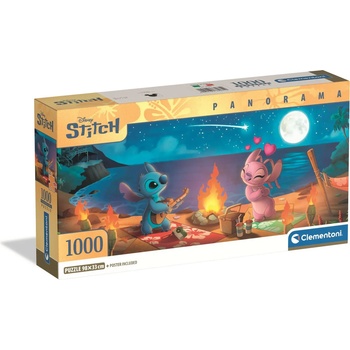 Clementoni - Puzzle Disney Stitch panorama - 1 000 piese