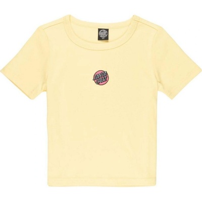 SANTA CRUZ tričko Other Dot Emb T Shirt Butter BUTTER