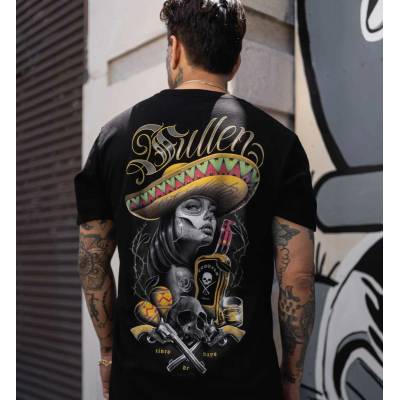 SULLEN Мъжка тениска sullen - premium - cinco de tequila - x jet black - scm6671x_jtbk