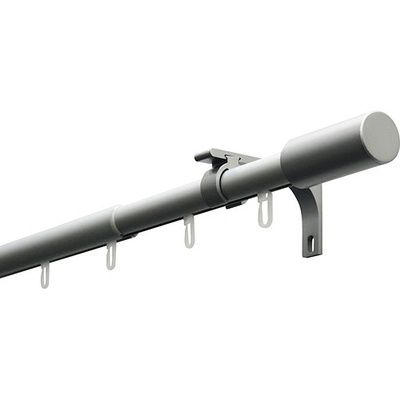 GARDINIA КОРНИЗ РАЗТЕГАЕМ gardinia ПАРОС 100-190см СРЕБРО (36195)