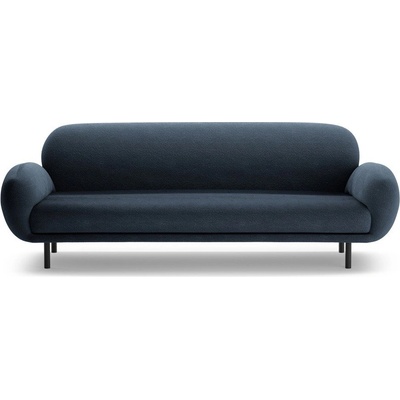 Micadoni Тъмносин диван от букле 208 cm Poppy - Micadoni (MIC_3S_101_F1_POPPY7)