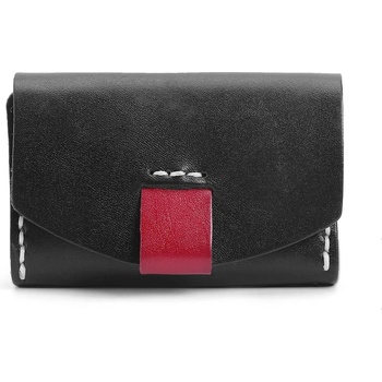 Delis Дамски обувки Anara PT1250, естествена кожа, черни/червени (PT1250)