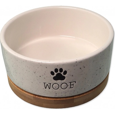 Dog Fantasy keramická miska WOOF 13 x 5,5 cm, 400 ml