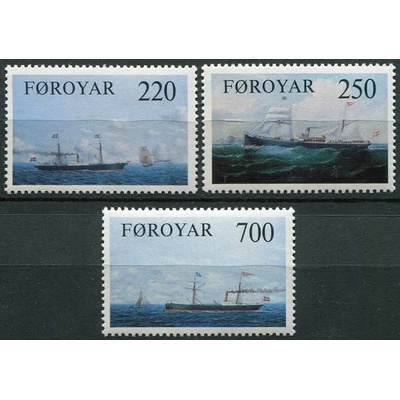 (1983) MiNr. 79 - 81 ** - Faerské ostrovy - Historické lodě