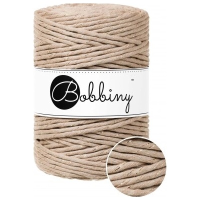 Bobbiny Macrame XXL 5mm - golden sand