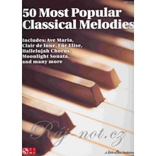 50 Most Popular Classical Melodies klavír v ľahkej úprave