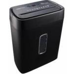 Amazon Basics cross-cut document shredder, 12 sheets, with transparent viewing window, for documents and credit cards, 22.7l collection container, black - C262-C