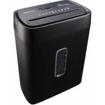 Amazon cross-cut document shredder, 12 sheets, with transparent viewing window, for documents and credit cards, 22.7l collection container, black - C262-C
