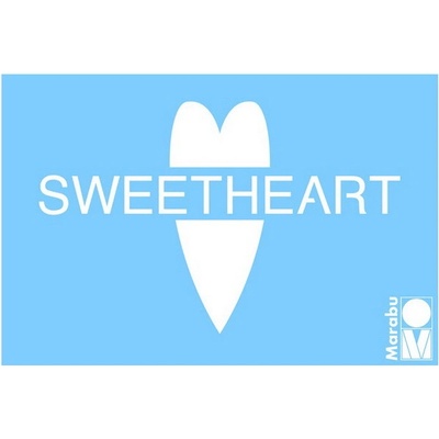 Marabu Šablóna Sweetheart 10 x 15 cm