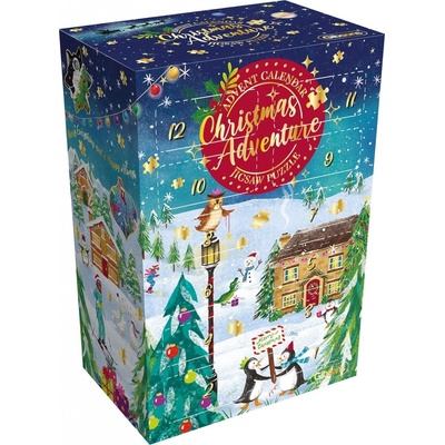 Gibsons Adventní kalendář na 24 dní Puzzle Vánoční dobrodružství 1232 dílků