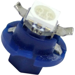  Диодна крушка тип B8.4D 12V / 2W с 1smd 5050 - синя (B84DBS)