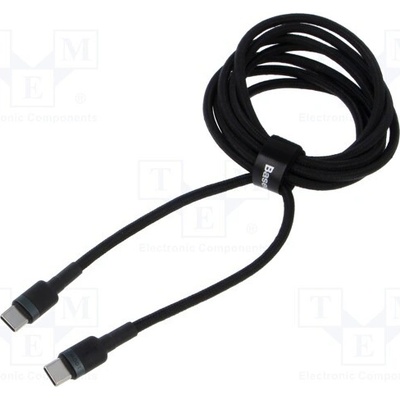 Baseus CATKLF-ALG1 High Speed,USB 2.0, USB C vidlice,z obou stran, 2m, černý