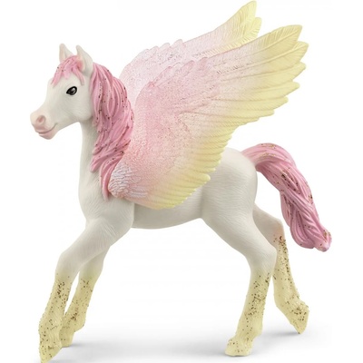 Schleich Фигурка Schleich Bayala - Пегас на изгрева, малък (70721)