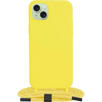 Techsuit Калъф Techsuit - Crossbody Lanyard, iPhone 15 Plus, жълт (KF2314155)