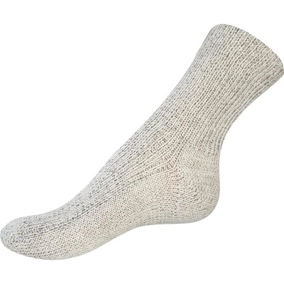 VTR ponožky VLNĚNÉ sv.šedé