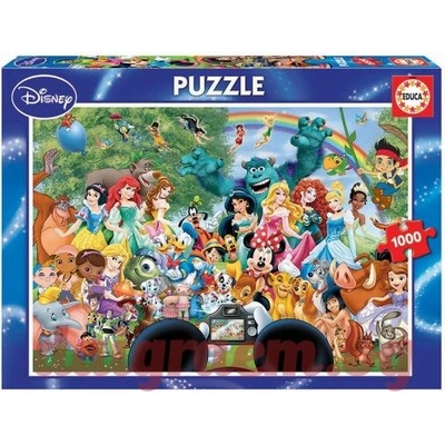 Educa Пъзел EDUCA 16297 - 1000 части - The Marvellous world of Disney II (EDU16297)