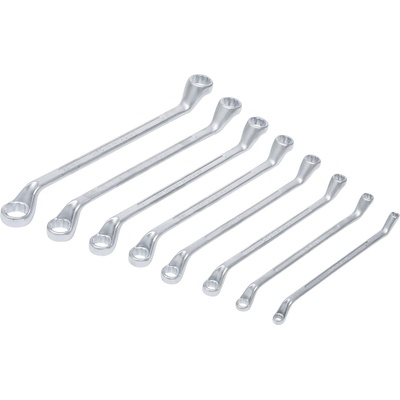 BGS Technic Sada obojstranných očkových kľúčov zalomené 6 x 7 - 20 x 22 mm 8-dielna BGS 1213
