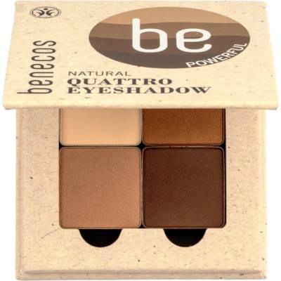 Benecos Natural Quattro Eye Shadow Coffee & Cream 8 g