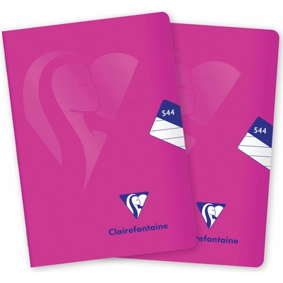 CLAIREFONTAINE Mimesys PP A5 544 linkovaný růžový sada 2 ks