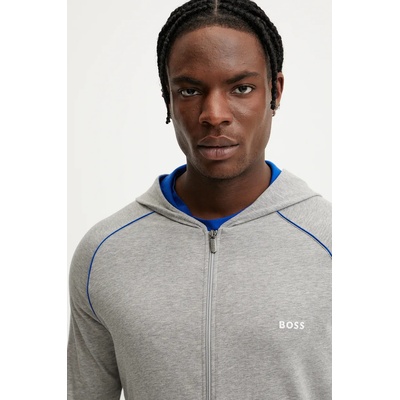 HUGO BOSS суичър с цип и качулка мъжки от памук с еластан Mix&Match Jacket H (50515313)