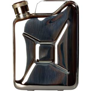 Basic Nature Съд за вода Basic nature Hip Flask Canister Flask - Metallic - размер 180 ml (533-0241-0111)
