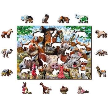 Image 1 of Wooden City - Puzzle Farm Life 200 - 200 piese