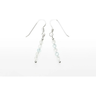SVĚT KAMENŮ s.r.o. Stříbrné náušnice topaz fazetovaný 3 mm 00257510