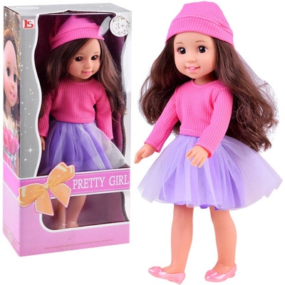 JOKO s dlhými vlasmi 36 cm ružová blondína