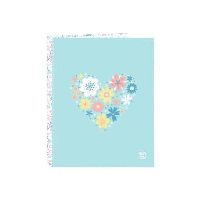 Moose Папка с пръстени Moos Fiori Многоцветен A4 26.5 x 33 x 4 cm