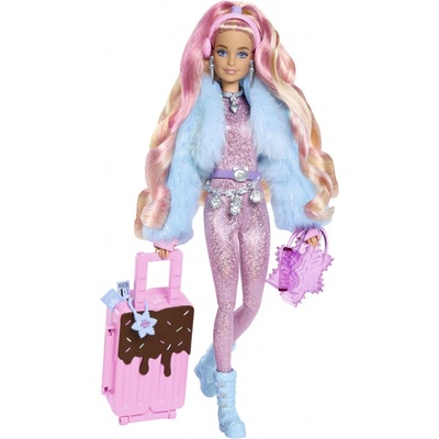 Barbie Extra Fly Barbie oblečku do sněhu HPB16 – Zbozi.Blesk.cz