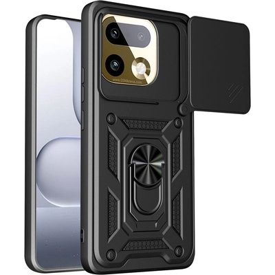 realme Калъф за Realme 16 Pro 5G с Капаче за Камера и Стойка - PC+TPU, Военна защита, 7 цвята