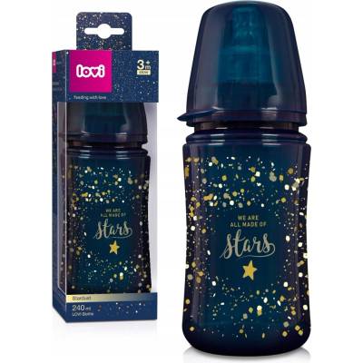 LOVI lahev Stardust modrá 240ml