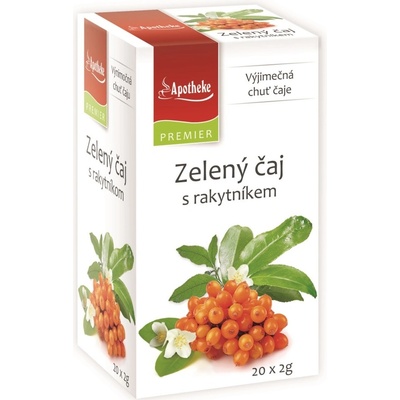 Apotheke Zelený čaj s rakytníkem 20 sáčků