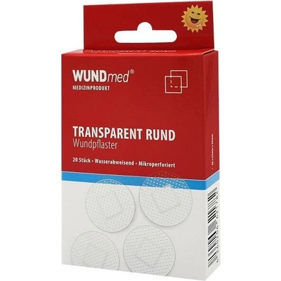 Wundmed transparentní náplast kulatá 20 ks