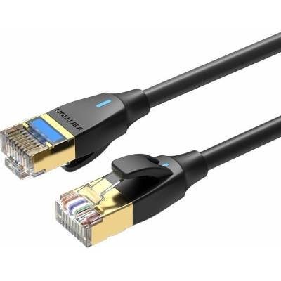 Vention IKIBJ Cat.8 SFTP Patch, 5m, černý