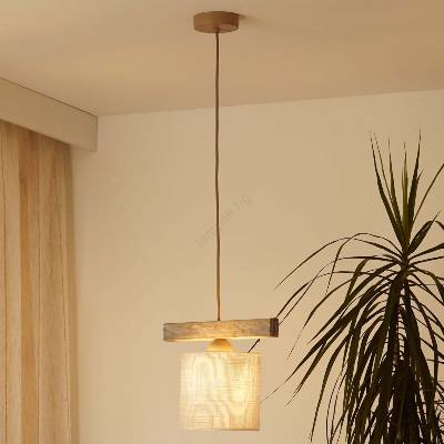 Brilagi - Пендел FOREST 1xE27/15W/230V бор/кафяв/кремав (BG1720)