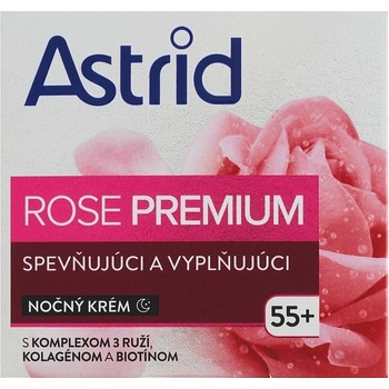 Astrid Rose Premium nočný krém spevňujúci a vyplňujúci 55+ 50 ml