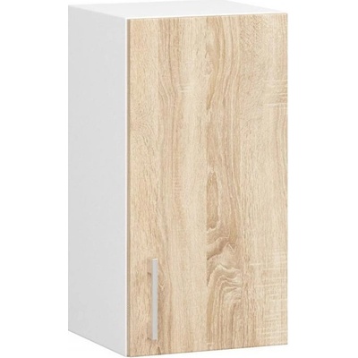 DobreSny Závěsná skříňka Lima 30 x 58 cm dub sonoma / bílá – Zboží Dáma