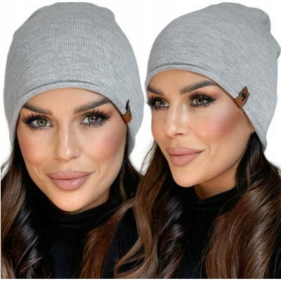 Fashionweek Bavlněná dámská čepice S2923 Šedá