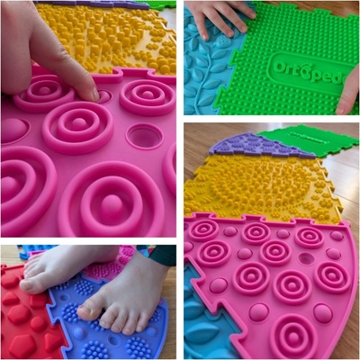 Muffik Ortopedické podlahové puzzle pre deti 11 ks