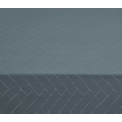 Södahl Покривка за маса Tiles Damask кръгла 160 см цвят на море (15487)