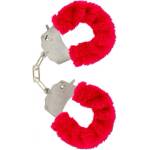 ToyJoy МЕТАЛНИ БЕЛЕЗНИЦИ С ЧЕРВЕНИ ПУХЧЕТА