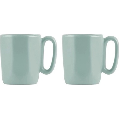 VIALLI DESIGN 2 keramických hrnků ESPRESSO mint Fuori 29996 80 ml