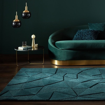 Flair Rugs Moderno Shard Teal
