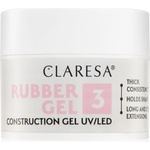 Claresa Rubber Gel Construction Gel UV/LED гел-лак за удължаване на ноктите цвят 03 12 гр