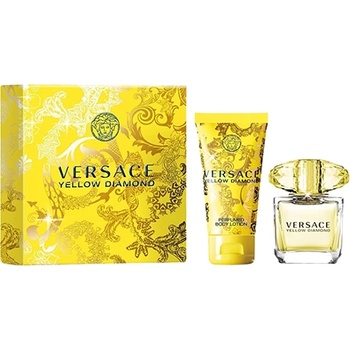 Versace Yellow Diamond подаръчен комплект с тоалетна вода 90мл и лосион за тяло 100мл за жени 1 бр