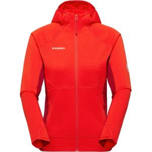 Mammut Дамско поларено яке Mammut Women's Taiss ML Hooded Jacket Fleece jacket - Mammut Red / Dark Mammut Red (105-7123-0312)